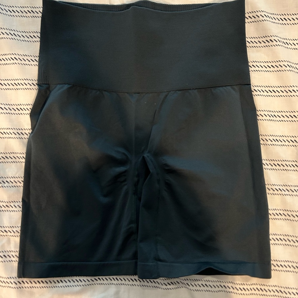 Black High-Waisted Shorts